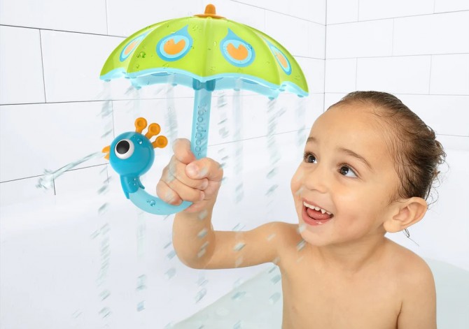 Parasol do kąpieli zabawka do wanny Yookidoo zielony